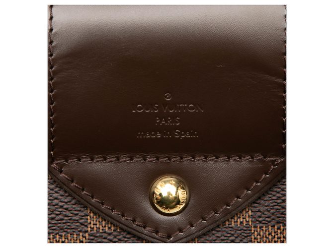 Louis Vuitton Borsa Sistina GM Damier Ebene Marrone - vista 5