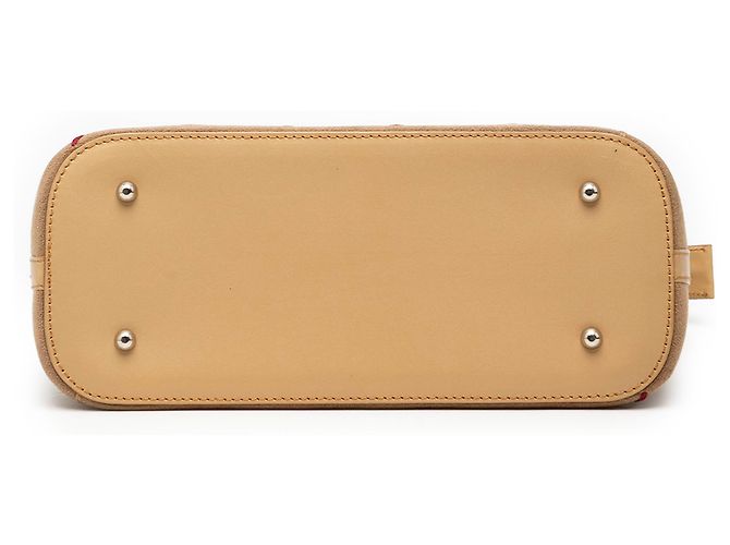 Borsa Tote in pelle e suede marrone Burberry Caramello - vista 3