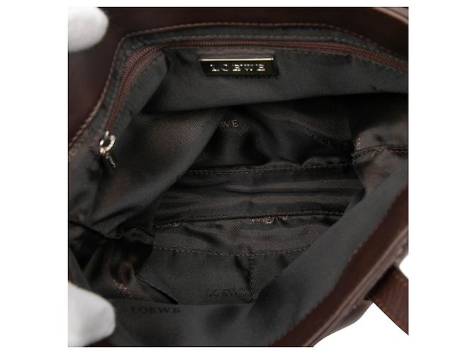Braune Leder-Tote von LOEWE Dunkelbraun - Ansicht 4