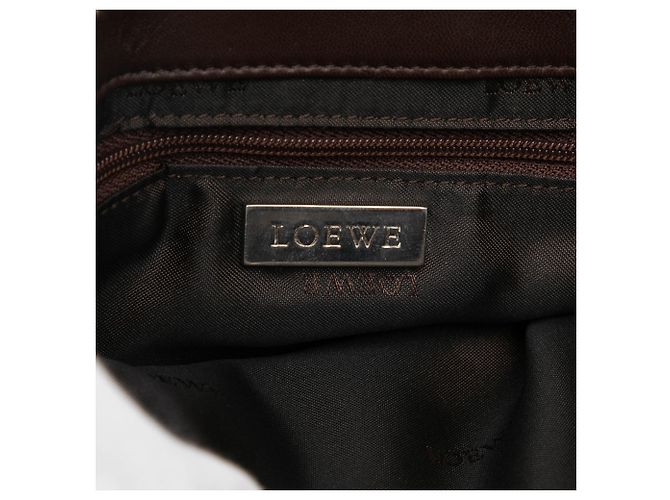 Braune Leder-Tote von LOEWE Dunkelbraun - Ansicht 5