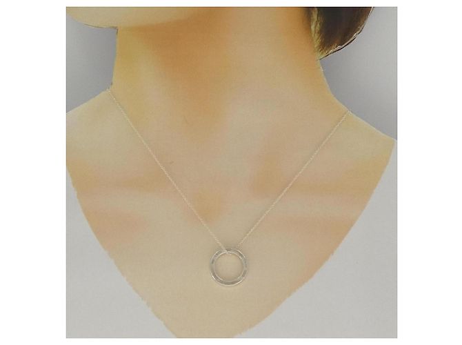Tiffany & Co Collana Media Circle Tiffany 1837 - vista 5