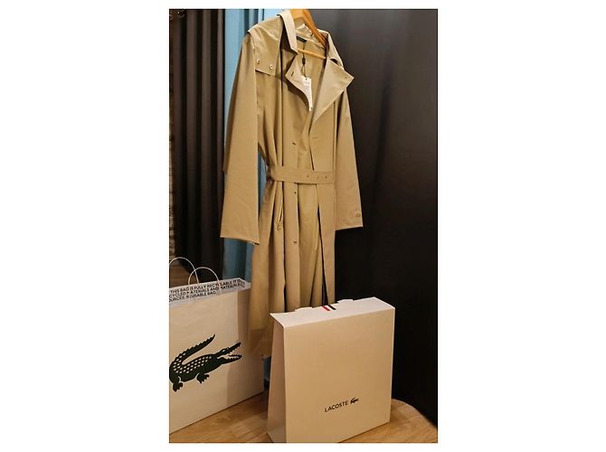 Gabardina Lacoste Beige de Poliéster - vista 2