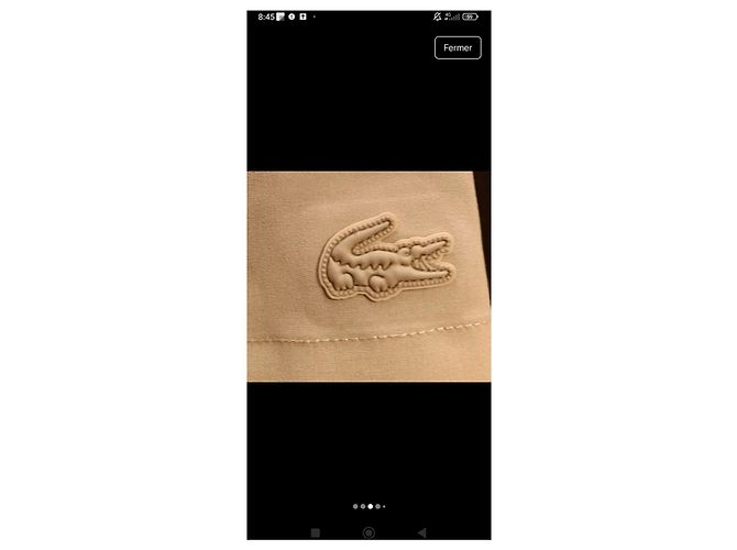 Gabardina Lacoste Beige de Poliéster - vista 4