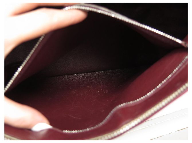 Céline CELINE EDGE GM TRICOLOR ORANGE ROT LEDER HANDTASCHE - Ansicht 11