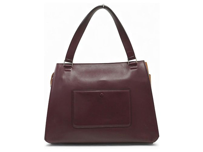 Céline CELINE EDGE GM TRICOLOR ORANGE ROT LEDER HANDTASCHE - Ansicht 2