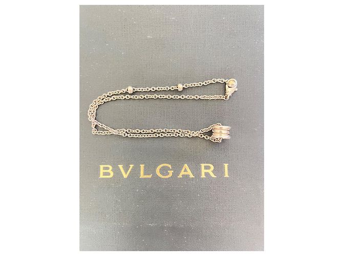 Collana Bulgari B zero in oro bianco D'oro - vista 2