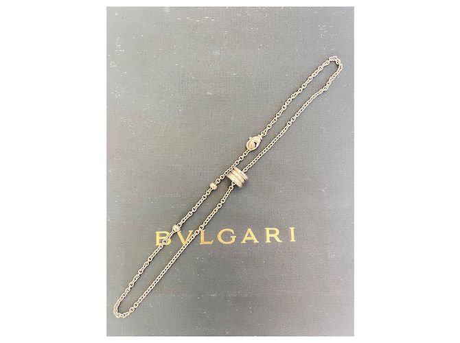 Collana Bulgari B zero in oro bianco D'oro - vista 6