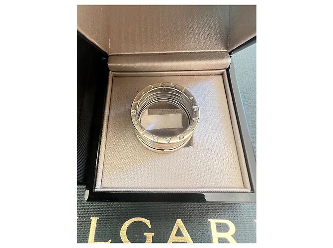 Anello Bulgari Bzero 1 in oro bianco D'oro - vista 3