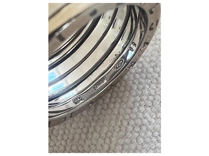 Anello Bulgari Bzero 1 in oro bianco D'oro - vista 7