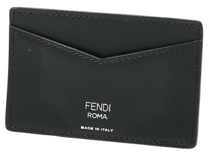 Fendi Zucca Business Card Case Brown - view 2