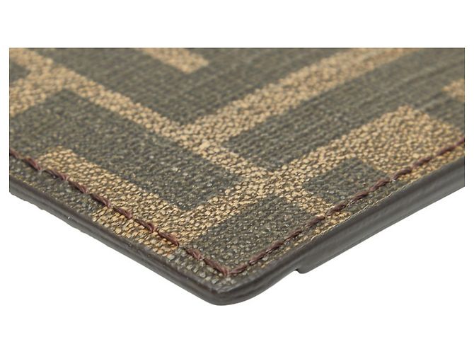 Fendi Zucca Business Card Case Brown - view 6