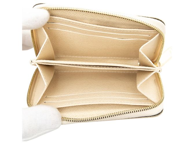 Zippy Münzbörse Damier Azur von Louis Vuitton Weiß - Ansicht 4