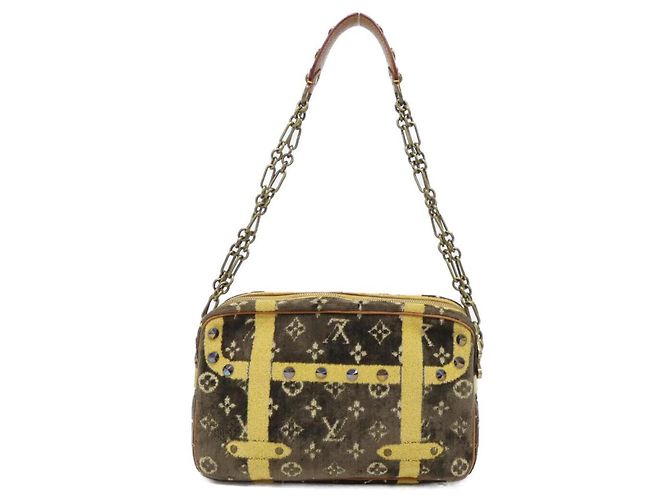 Borsa a Spalla Trocadero Trompe L'oeil Monogramma Louis Vuitton Marrone - vista 2