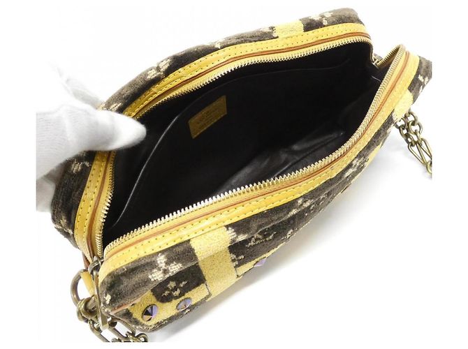 Borsa a Spalla Trocadero Trompe L'oeil Monogramma Louis Vuitton Marrone - vista 7