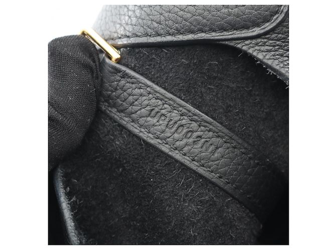 Hermès Picotin Lock MM Handtasche Schwarz - Ansicht 5