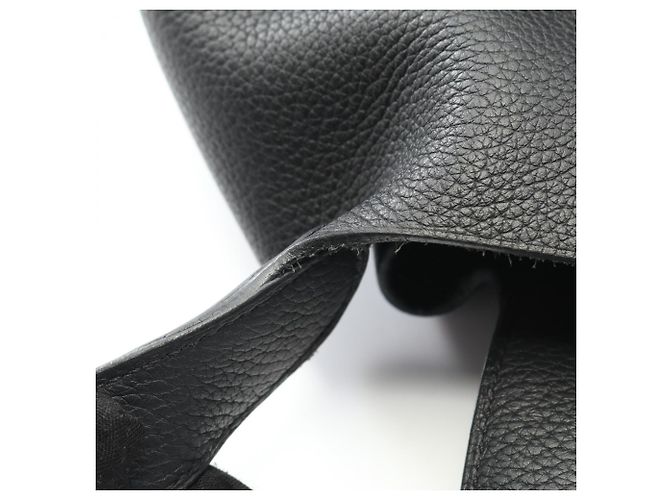 Hermès Picotin Lock MM Handtasche Schwarz - Ansicht 8