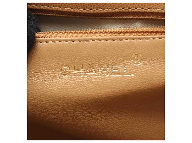 Borsa a Spalla Deka Coco Mark di Chanel Beige - vista 4