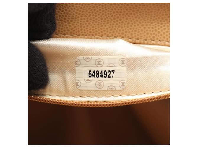 Borsa a Spalla Deka Coco Mark di Chanel Beige - vista 5