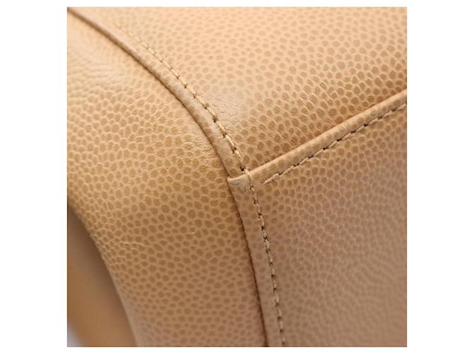 Borsa a Spalla Deka Coco Mark di Chanel Beige - vista 6