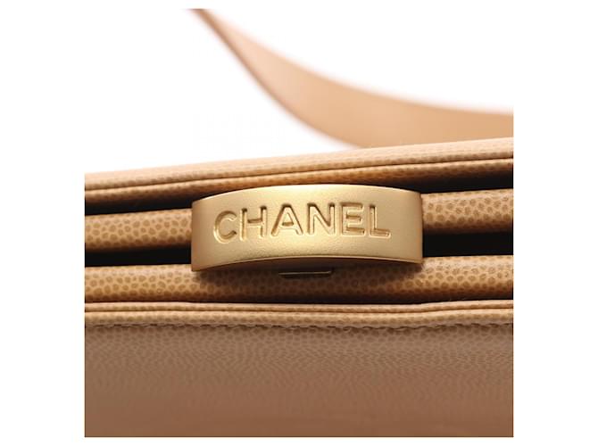 Borsa a Spalla Deka Coco Mark di Chanel Beige - vista 8