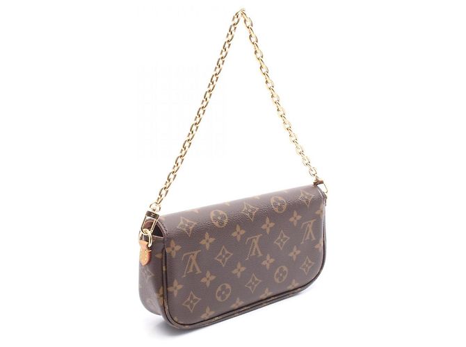 Borsa a catena in pelle Ivy Wallet di Louis Vuitton Marrone - vista 2