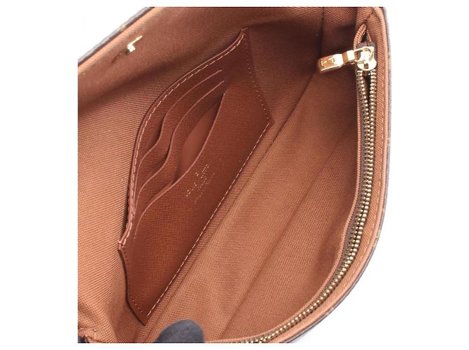 Borsa a catena in pelle Ivy Wallet di Louis Vuitton Marrone - vista 3