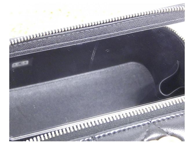 Borsa a spalla in agnello nero Chanel AP3204 - vista 8