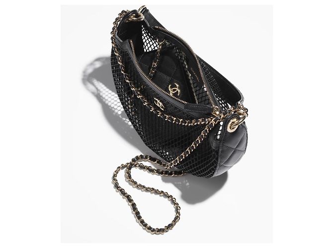 Chanel Clutch con Catena Nera Nero - vista 13