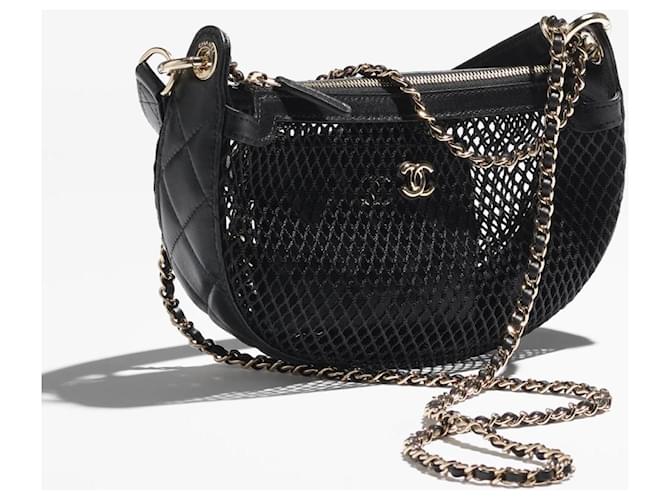 Chanel Clutch con Catena Nera Nero - vista 4