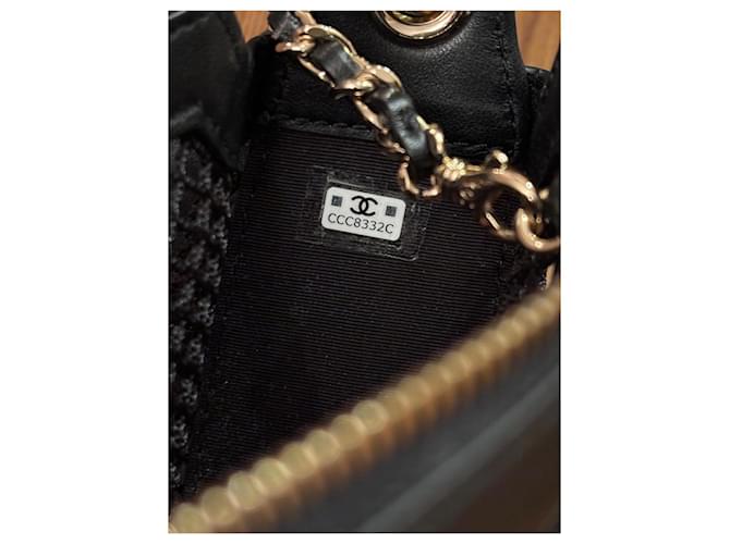 Chanel Clutch con Catena Nera Nero - vista 6