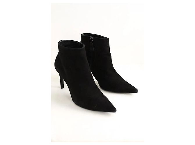 Balenciaga Tacones de ante negros - vista 3