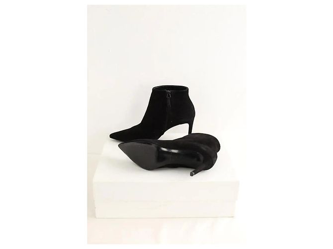 Balenciaga Tacones de ante negros - vista 6