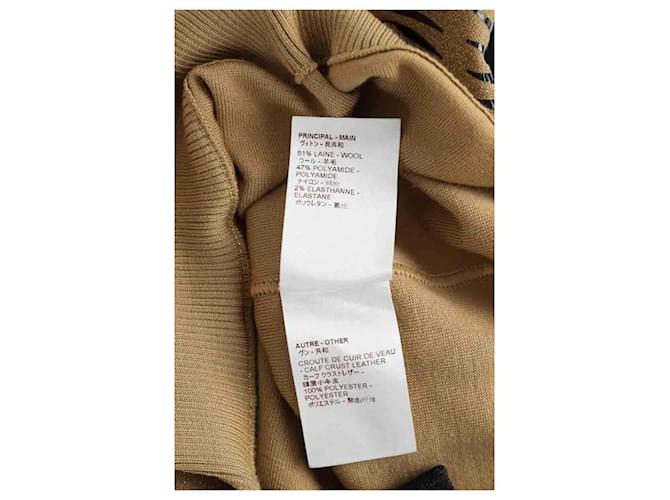 Louis Vuitton Jersey de lana camel Camello - vista 7