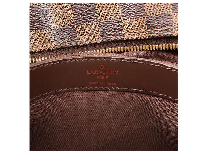 Borsa a Spalla Louis Vuitton Naviglio Damier Ebene in Marrone N45255 - vista 10