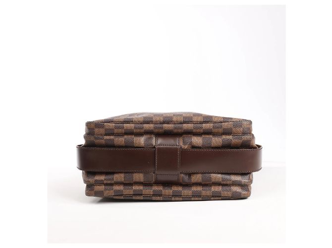Borsa a Spalla Louis Vuitton Naviglio Damier Ebene in Marrone N45255 - vista 4