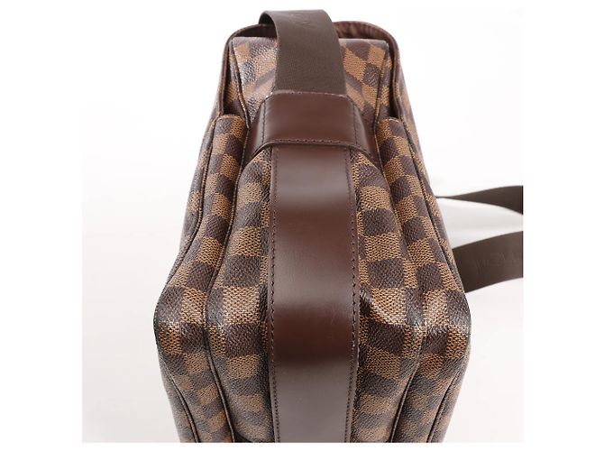 Borsa a Spalla Louis Vuitton Naviglio Damier Ebene in Marrone N45255 - vista 5