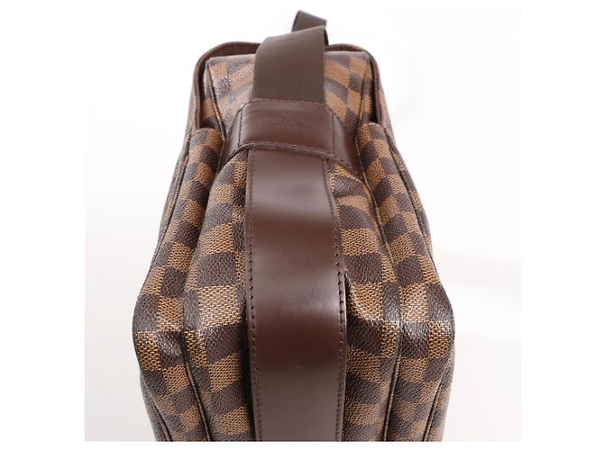 Borsa a Spalla Louis Vuitton Naviglio Damier Ebene in Marrone N45255 - vista 6