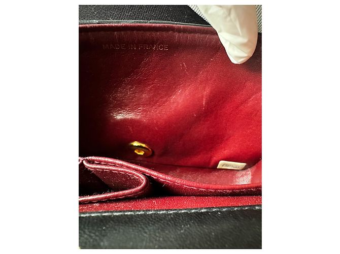 Chanel Borsa a rabat in agnello trapuntato nero - vista 12
