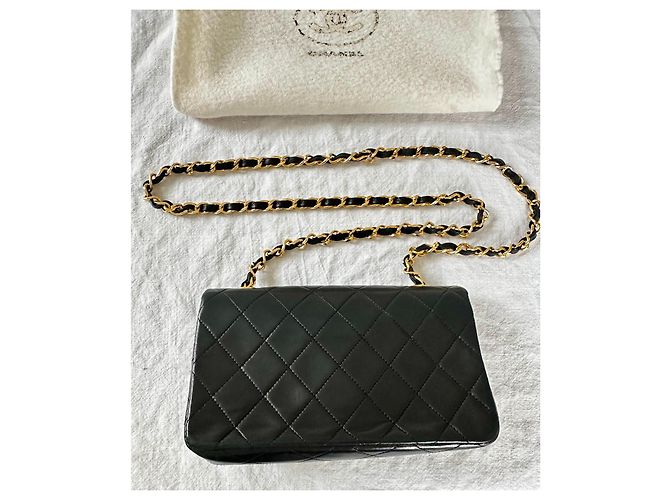 Chanel Borsa a rabat in agnello trapuntato nero - vista 6