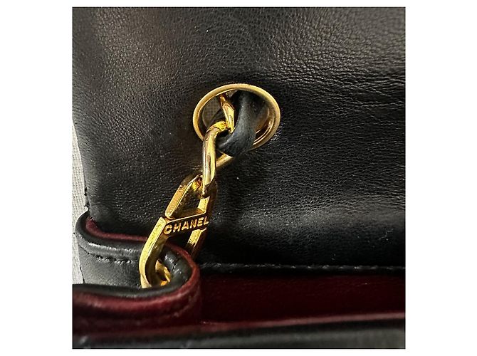 Chanel Borsa a rabat in agnello trapuntato nero - vista 9