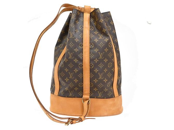 Zaino Randonnee Monogram in Canvas GM Louis Vuitton Marrone - vista 2