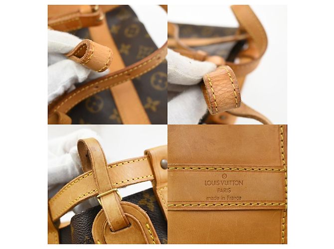 Zaino Randonnee Monogram in Canvas GM Louis Vuitton Marrone - vista 6