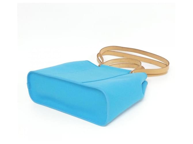 Borsa Hermès Cabag Twist PM Blu - vista 2