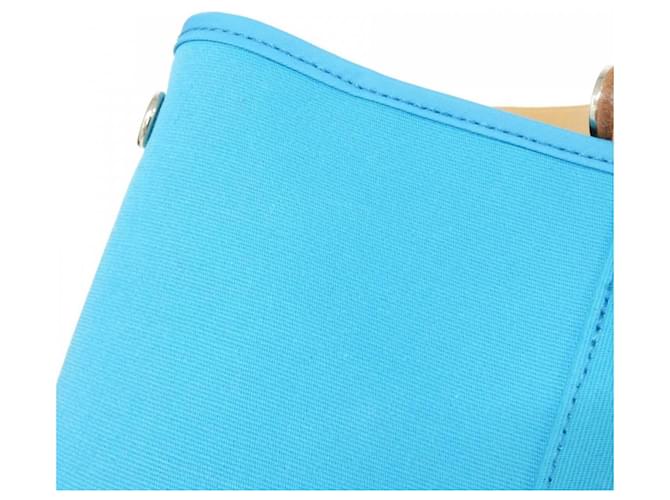 Borsa Hermès Cabag Twist PM Blu - vista 4