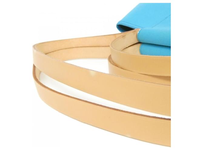 Borsa Hermès Cabag Twist PM Blu - vista 5