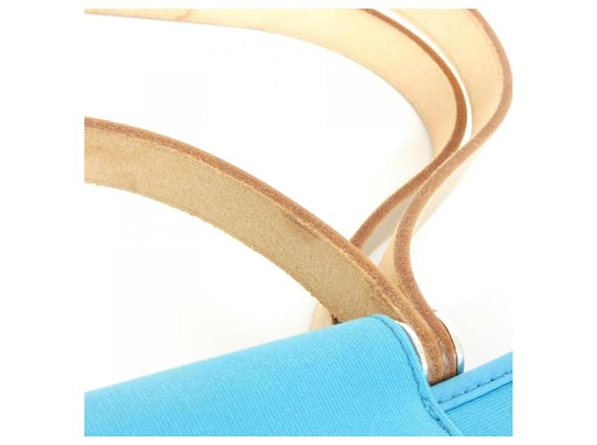 Borsa Hermès Cabag Twist PM Blu - vista 7