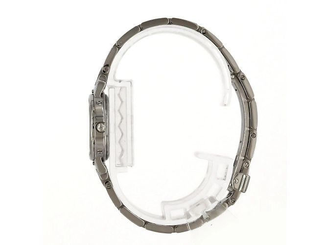 Montre à quartz en acier inoxydable Hermès Clipper CL4.210 - vue 3