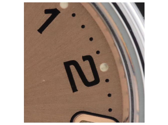 Montre à quartz en acier inoxydable Hermès Clipper CL4.210 - vue 7