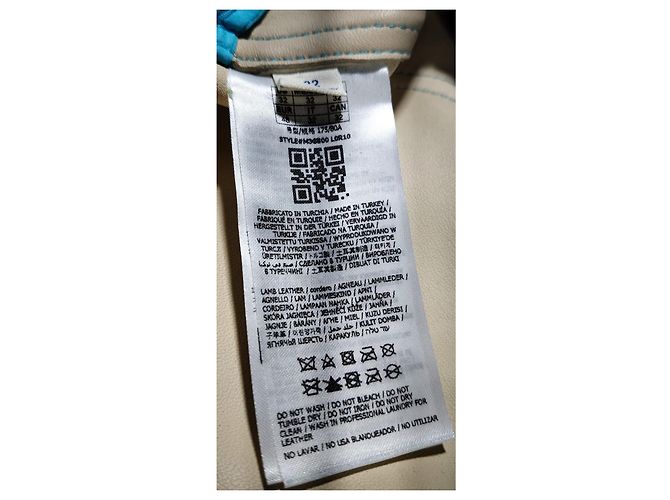 Guess Lederhose Türkis Lammleder - Ansicht 7