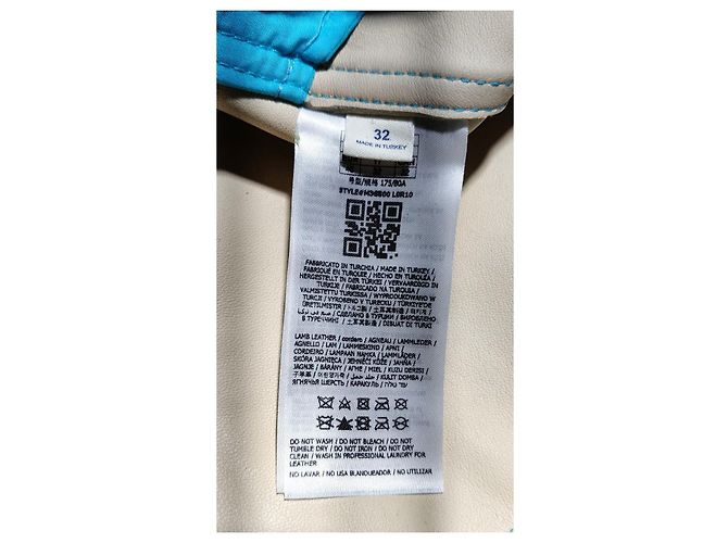 Guess Lederhose Türkis Lammleder - Ansicht 8